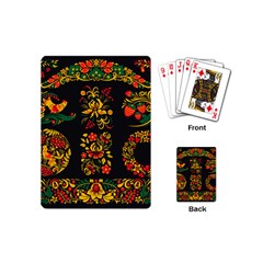 Russian Khokhloma Playing Cards Single Design (mini) by goljakoff