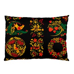 Russian Khokhloma Pillow Case (two Sides) by goljakoff