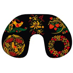 Russian Khokhloma Travel Neck Pillow