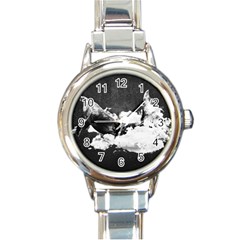 Whale Dream Round Italian Charm Watch by goljakoff