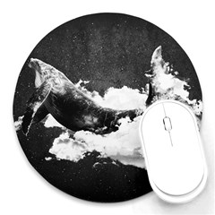 Whale Dream Round Mousepads by goljakoff