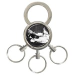 Whale dream 3-Ring Key Chain Front