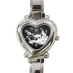 Whale Dream Heart Italian Charm Watch by goljakoff