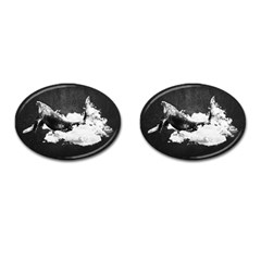 Whale Dream Cufflinks (oval) by goljakoff