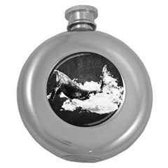 Whale Dream Round Hip Flask (5 Oz) by goljakoff