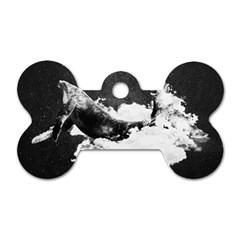 Whale Dream Dog Tag Bone (one Side) by goljakoff