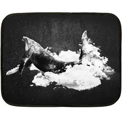 Whale Dream Fleece Blanket (mini) by goljakoff