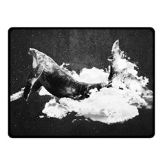 Whale Dream Fleece Blanket (small) by goljakoff