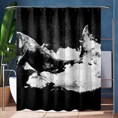 Whale Dream Shower Curtain 60  X 72  (medium)  by goljakoff