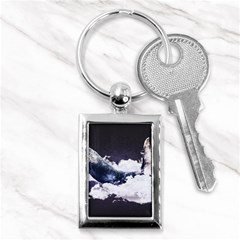 Blue Whale Dream Key Chain (rectangle) by goljakoff