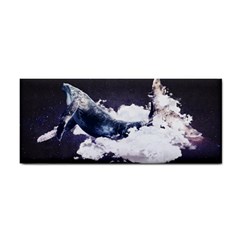 Blue Whale Dream Hand Towel by goljakoff