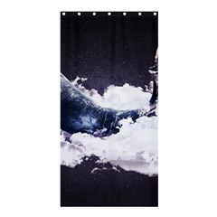 Blue Whale Dream Shower Curtain 36  X 72  (stall)  by goljakoff