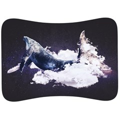 Blue Whale Dream Velour Seat Head Rest Cushion by goljakoff