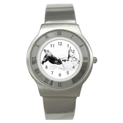 Blue whale dream Stainless Steel Watch