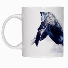 Blue Whale Dream White Mugs by goljakoff