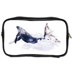 Blue Whale Dream Toiletries Bag (two Sides) by goljakoff