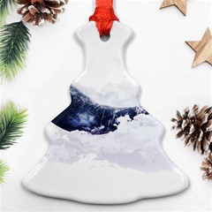 Blue Whale Dream Christmas Tree Ornament (two Sides) by goljakoff