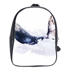 Blue Whale Dream School Bag (xl) by goljakoff