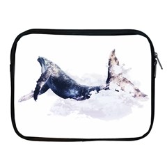 Blue Whale Dream Apple Ipad 2/3/4 Zipper Cases by goljakoff