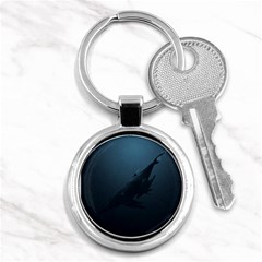 Blue Whale Family Key Chain (round) by goljakoff