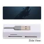 Blue whale family Memory Card Reader (Stick) Front