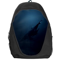 Blue Whale Family Backpack Bag by goljakoff