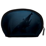 Blue whale family Accessory Pouch (Large) Back