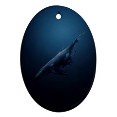 Whales Family Ornament (oval) by goljakoff