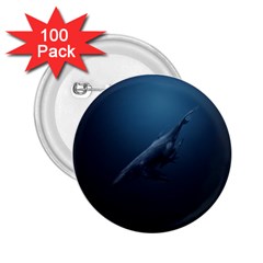 Whales Family 2 25  Buttons (100 Pack)  by goljakoff