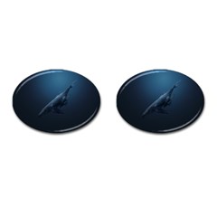 Whales Family Cufflinks (oval) by goljakoff