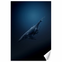 Whales Family Canvas 20  X 30  by goljakoff