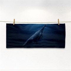 Whales Family Hand Towel by goljakoff