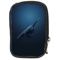 Whales Family Compact Camera Leather Case by goljakoff