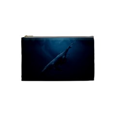 Whales Family Cosmetic Bag (small) by goljakoff