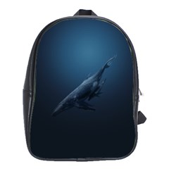 Whales Family School Bag (large) by goljakoff