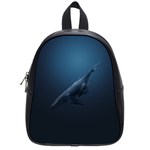 Whales family School Bag (Small) Front