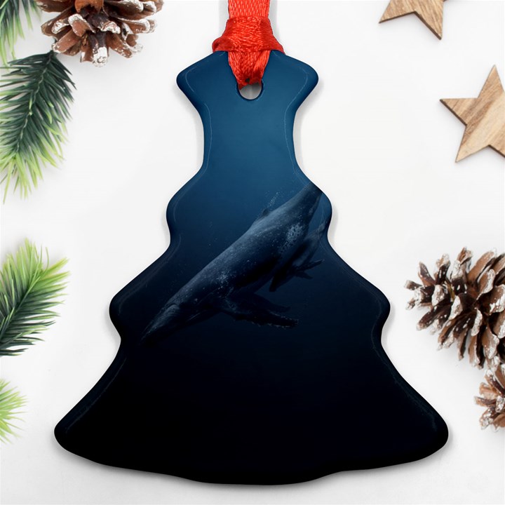 Whales family Ornament (Christmas Tree) 