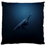 Whales family Large Cushion Case (Two Sides) Front