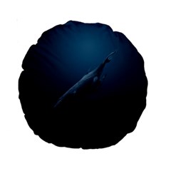 Whales Family Standard 15  Premium Round Cushions by goljakoff