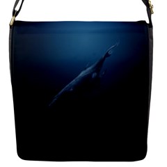 Whales Family Flap Closure Messenger Bag (s) by goljakoff