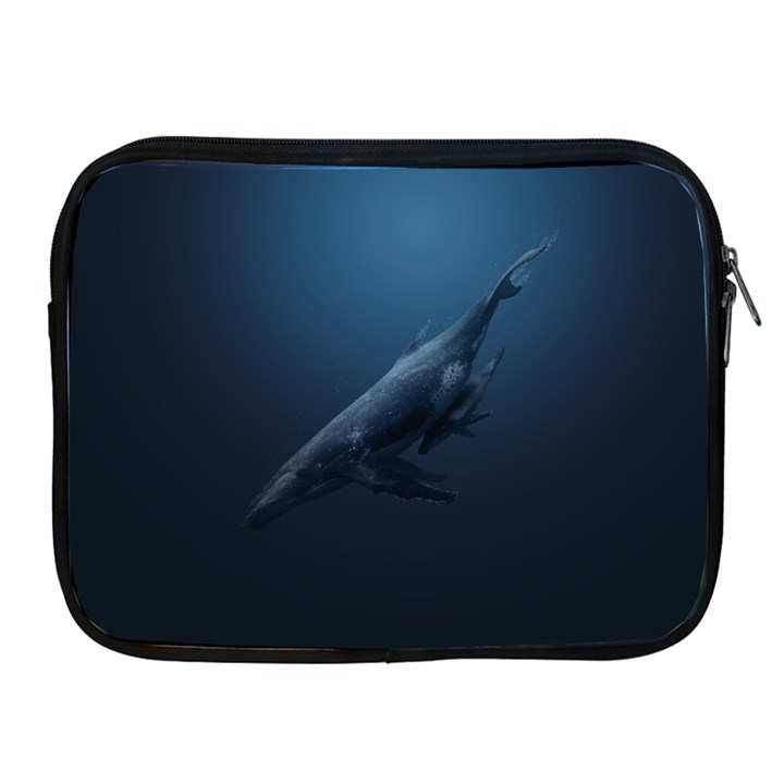 Whales family Apple iPad 2/3/4 Zipper Cases