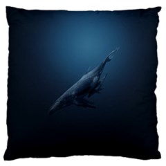 Whales Family Standard Flano Cushion Case (two Sides) by goljakoff