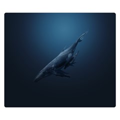 Whales Family Double Sided Flano Blanket (small)  by goljakoff