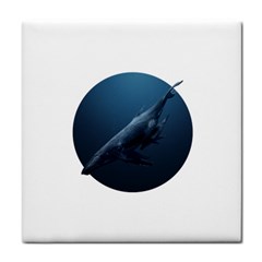 Whales Tile Coaster by goljakoff