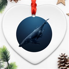 Whales Ornament (heart) by goljakoff