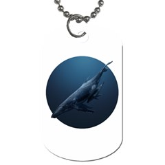 Whales Dog Tag (one Side) by goljakoff