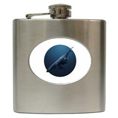 Whales Hip Flask (6 Oz) by goljakoff