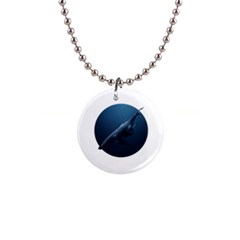 Whales 1  Button Necklace by goljakoff