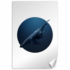 Whales Canvas 24  X 36  by goljakoff