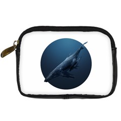 Whales Digital Camera Leather Case by goljakoff